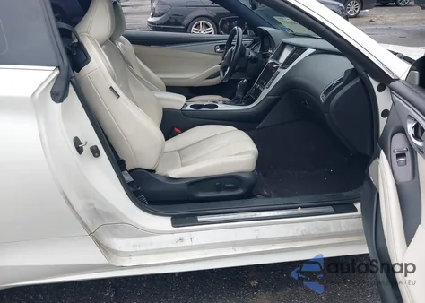 2017 Infiniti Q60 3.0T Red Sport 400 z USA, uszkodzony, nr VIN JN1FV7EL6HM700491